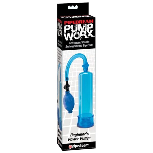 Pump Worx - Bomba De Ereccion Principiantes Azul - Imagen 2