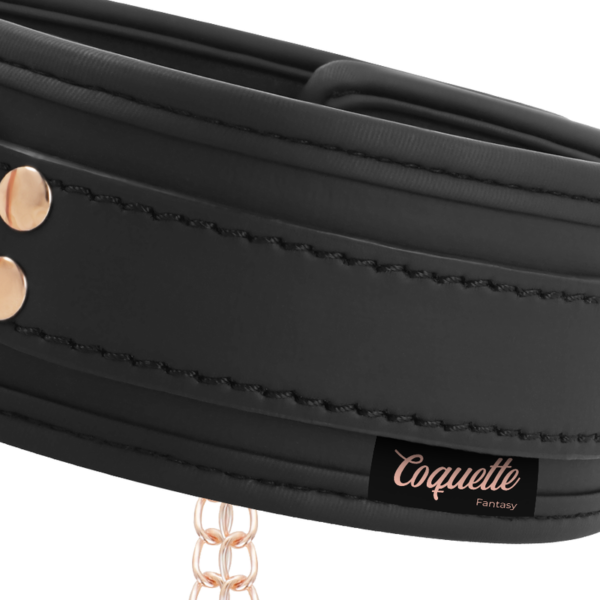 Coquette Chic Desire - Fantasy Collar Con Pinzas Pezones Con Forro De Neopreno - Imagen 6