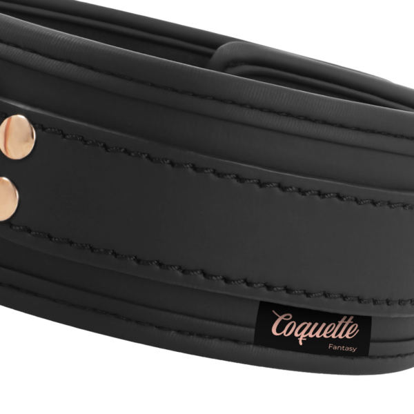 Coquette Chic Desire - Fantasy Collar Cuero Vegano Con Correa Y Forro De Neopreno - Imagen 7