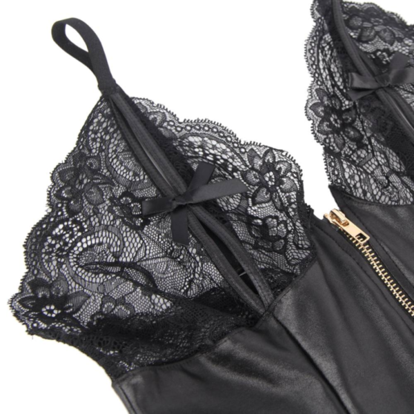 Queen Lingerie - Teddy Con Cremallera S/M - Imagen 8