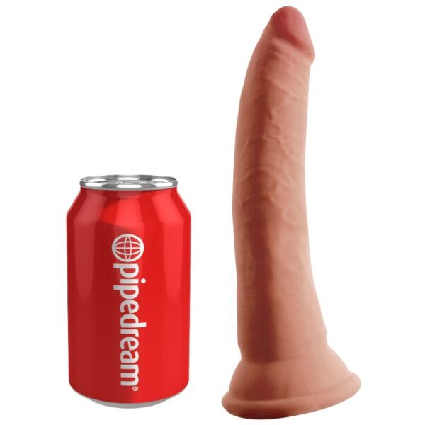 King Cock - Plus Dildo 3D Triple Densidad 18 Cm - Imagen 2