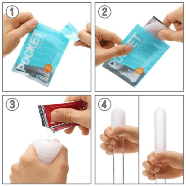 Tenga - Hexa Brick Masturbador Pocket - Imagen 3