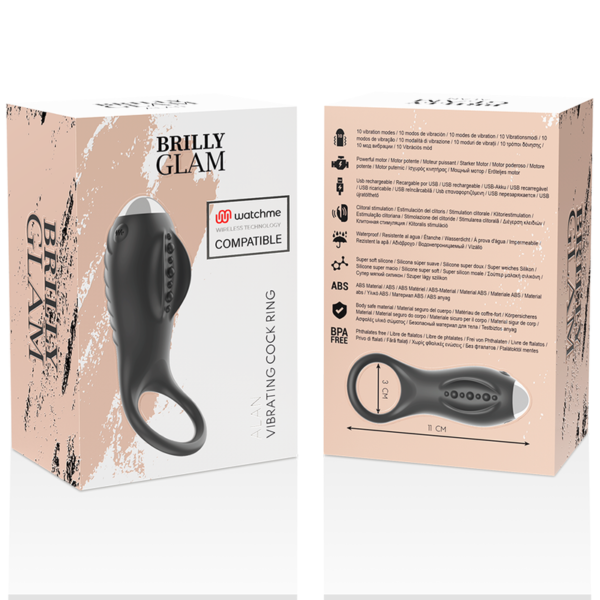 Brilly Glam - Alan Anillo Compatible Con Watchme Wireless Technology - Imagen 12