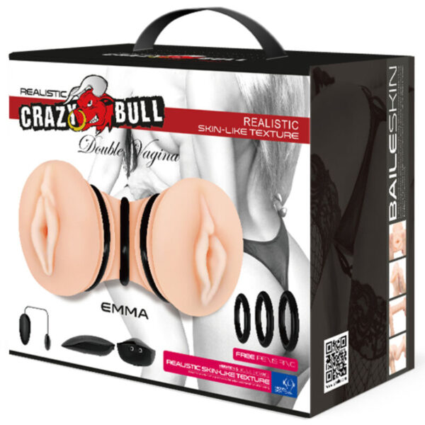 Crazy Bull - Emma Masturbador Doble Vagina Realistico - Imagen 6