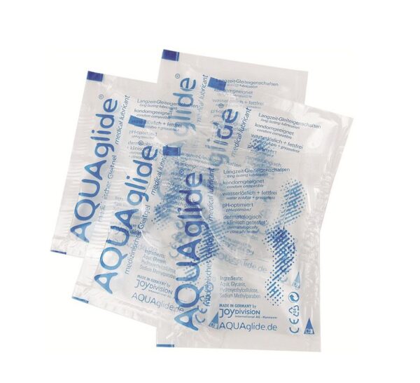 Joydivision Aquaglide - Lubricante Base Agua Neutro Monodosis 3 Ml