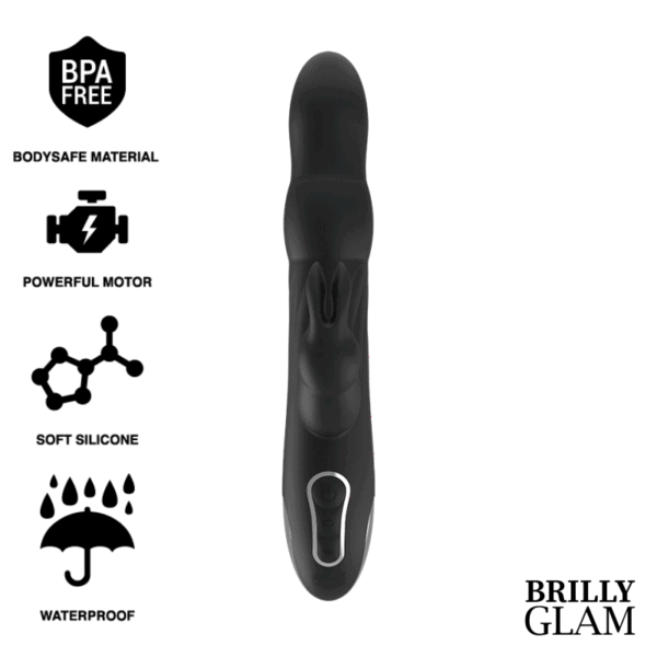 Brilly Glam - Moebius Rabbit Vibrator & Rotator Compatible Con Watchme Wireless Technology