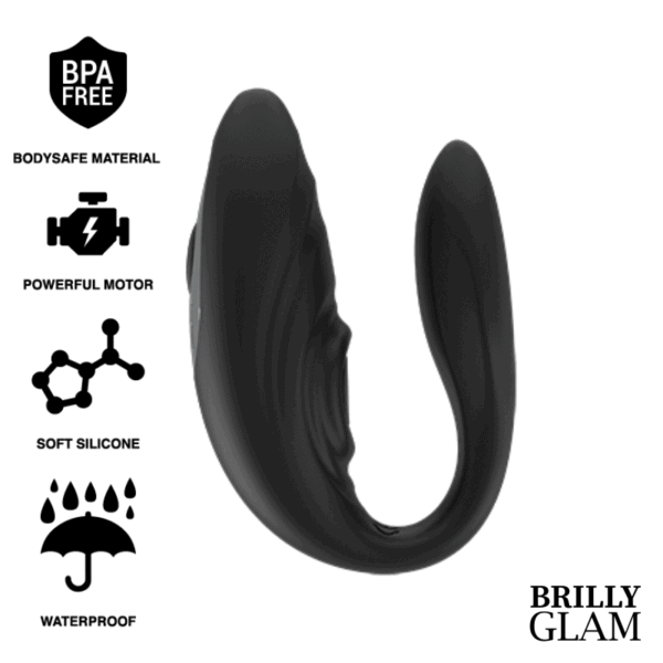 vibrador doble BRILLY GLAM- COUPLE PULSING