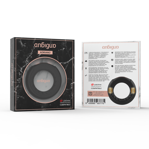 Anbiguo - Adriano Anillo Vibrador Compatible Con Watchme Wireless Technology - Imagen 12