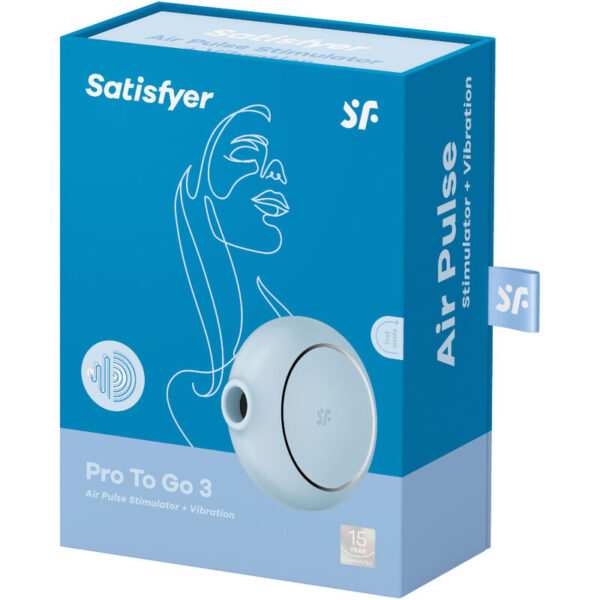 Satisfyer Pro To Go 3 Estimulador Doble Azul - Imagen 5