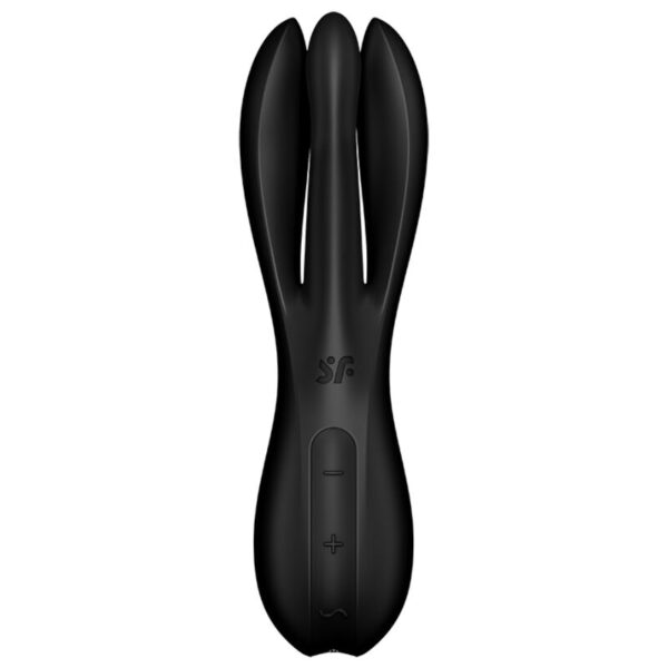 Satisfyer - Threesome 2 Vibrador Negro - Imagen 2