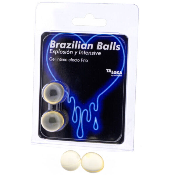 Taloka - Brazilian Balls Gel Excitante Efecto Frio Y Vibración 2 Bolas