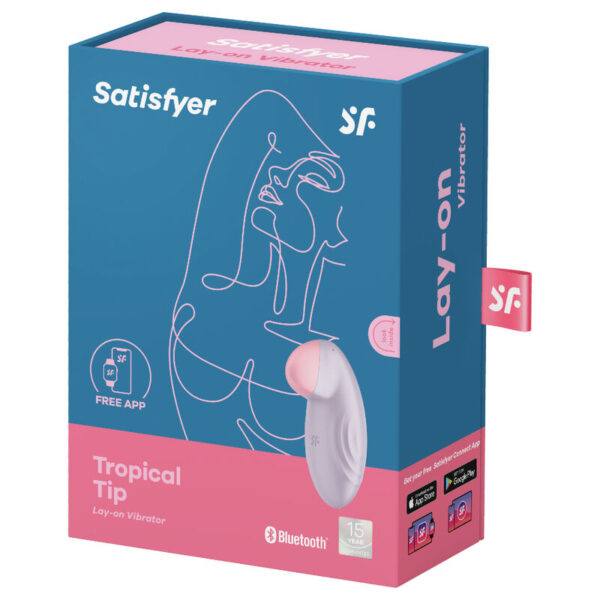 Satisfyer - Tropical Tip Vibrador Lay-On Lila - Imagen 4