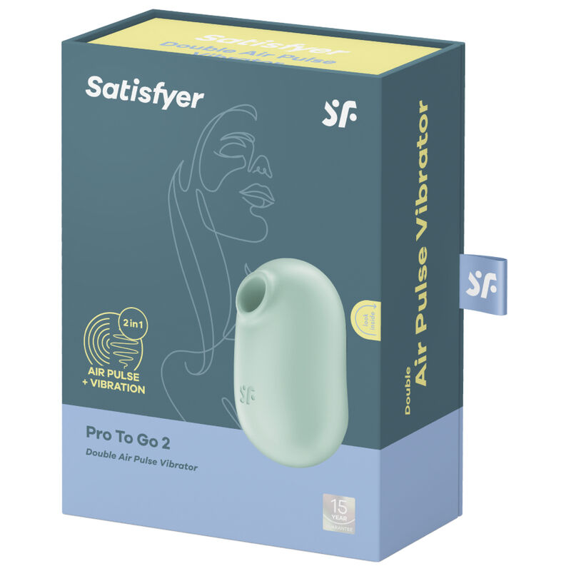 Satisfyer Pro To Go 2 Estimulador Y Vibrador Doble Verde - Imagen 5