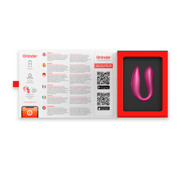 Oninder - Lisboa Estimulador Punto G & Clítoris Rosa - App Gratuita Rosa - Imagen 6