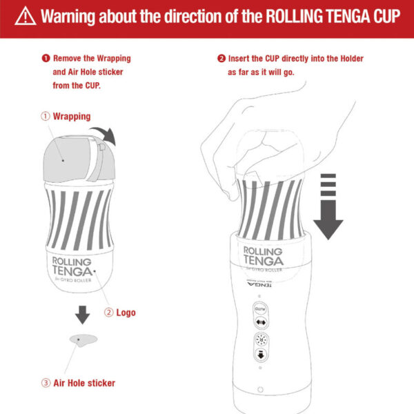 Tenga - Vacuum Gyro Roller Succión & Rotación - Imagen 6