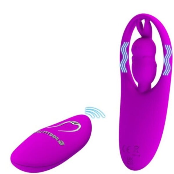 Pretty Love - Wild Rabbit Estimulador Para Braguita Con Control Remoto Lila - Imagen 2