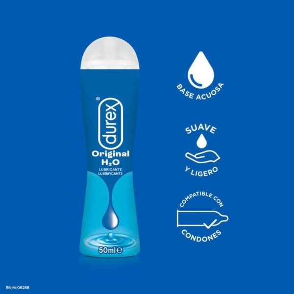 Durex - Lubricante Durex Play Natural H2O 50 Ml - Imagen 2