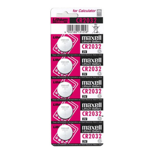 Maxell - Pila Boton Litio Cr2032 3V Blister*5