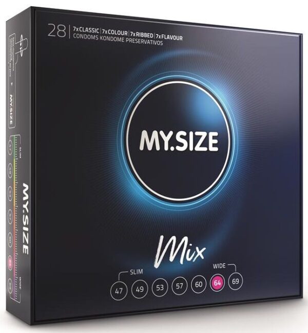 My Size - Mix Preservativos 64 Mm 28 Unidades