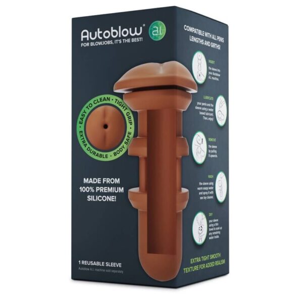 Autoblow - Manga Ano Ia Marrón - Imagen 4