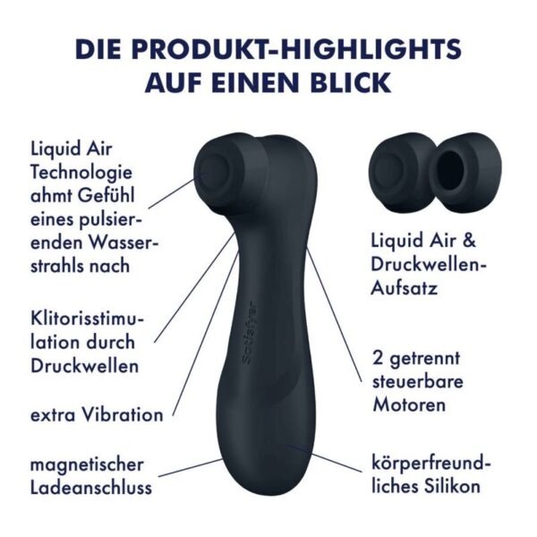 Satisfyer - Pro 2 Generación 3 Liquid Air Technology Negro - Imagen 7