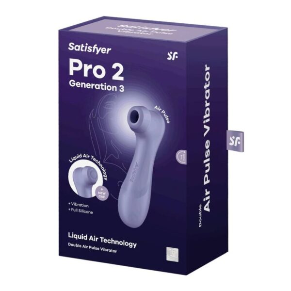Satisfyer - Pro 2 Generación 3 Liquid Air Technology Lila - Imagen 6