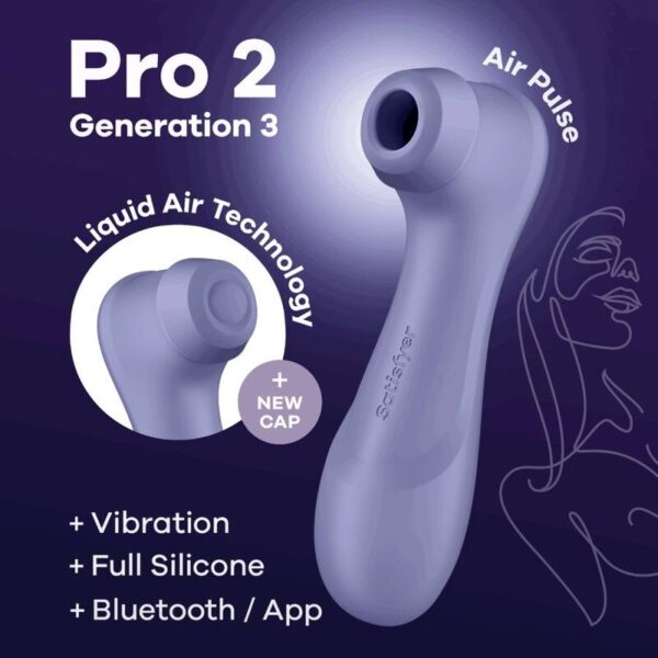 Satisfyer - Pro 2 Generación 3 Lila Bluetooth & App - Imagen 6