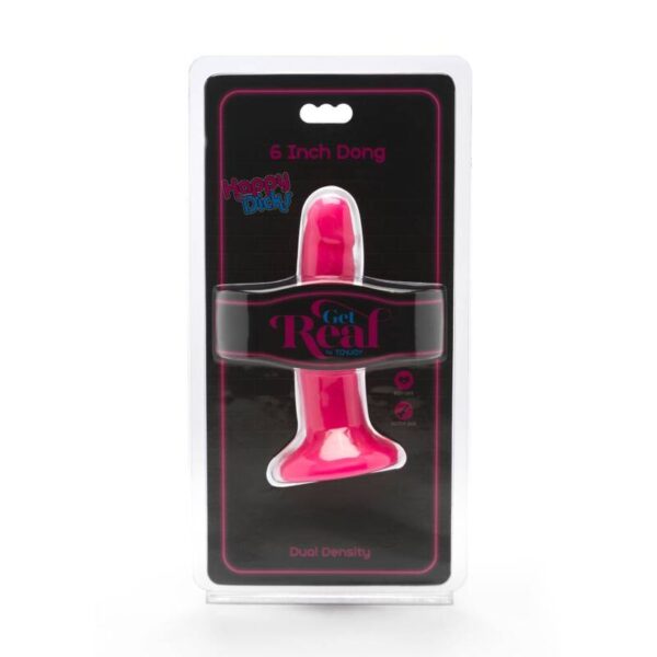 Get Real - Happy Dicks Dong 12 Cm Rosa - Imagen 2