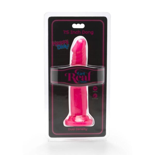 Get Real - Happy Dicks Dong 19 Cm Rosa - Imagen 2