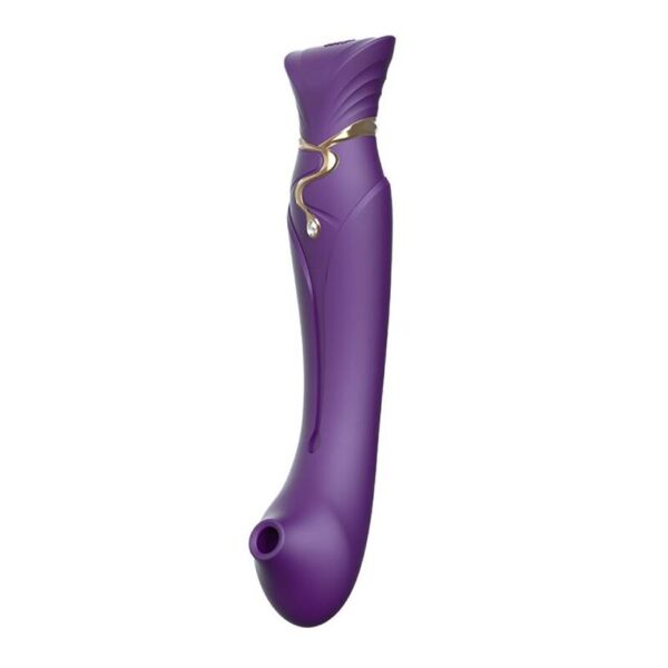 Zalo - Queen Set Pulse Wave Clit Stim Morado - Imagen 4