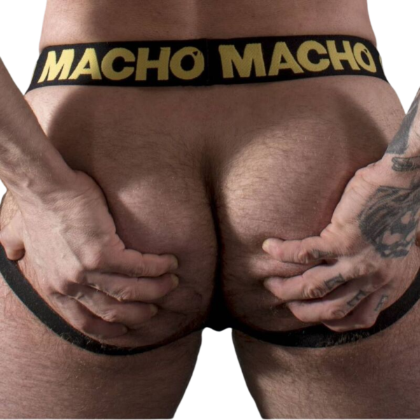 Macho - Mx25Ac Jock Cuero Amarillo L - Imagen 2