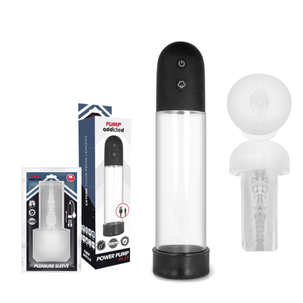 Pump Addicted - Bomba Erección Rx11 Automática Con Masturbador - Imagen 2