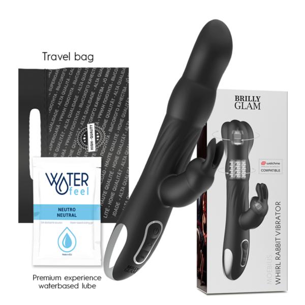 Brilly Glam - Moebius Rabbit Vibrator & Rotator Compatible Con Watchme Wireless Technology - Imagen 2