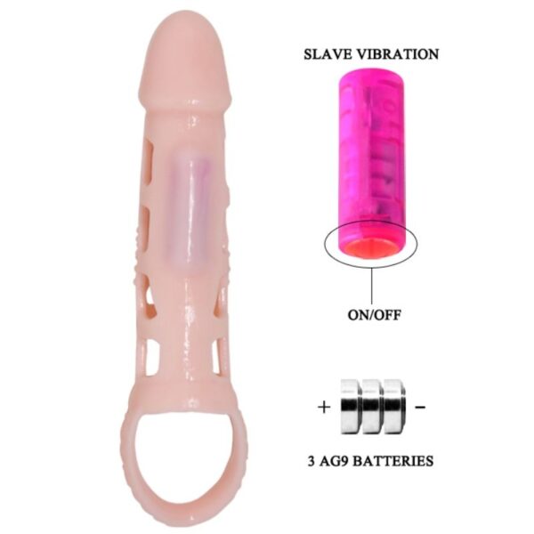 Pretty Love - Harrison Funda Extensora Pene Con Vibracion Y Strap 13.5 Cm - Imagen 5