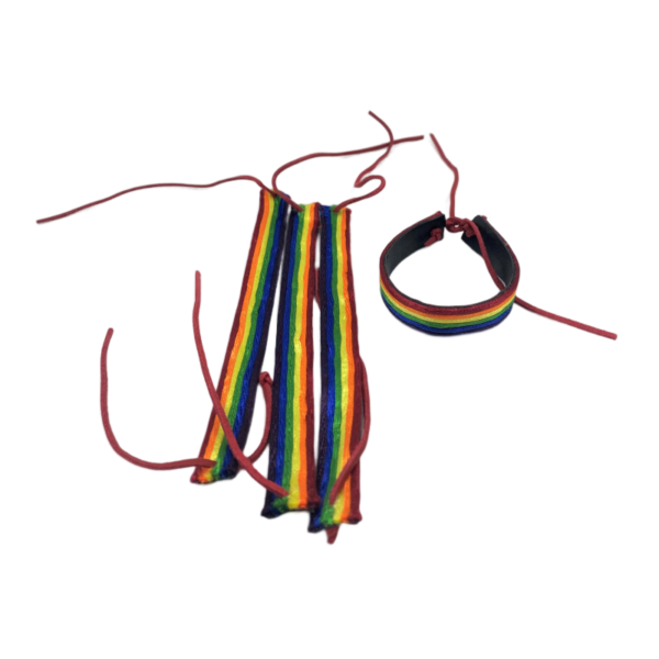 Pride - Pulsera Cuero Bandera Lgtb