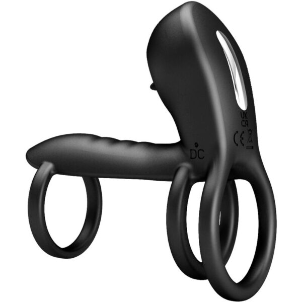 Pretty Love - Jammy Funda De Pene 12 Vibraciones Con Lengua Recargable Silicona - Imagen 2