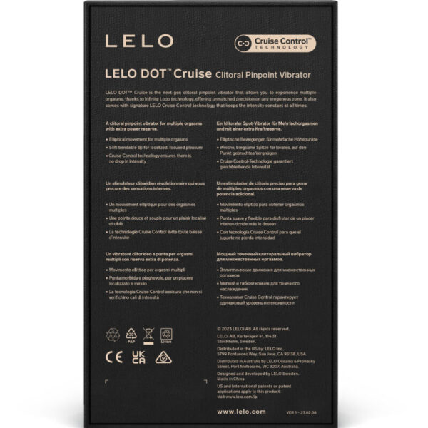 Lelo - Dot Cruise Estimulador De Clítoris Naranja Ocre - Imagen 7