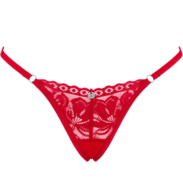 Obsessive - Lacelove Tanga Rojo Xs/S - Imagen 5