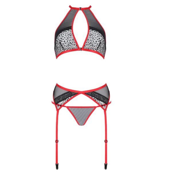 Passion - Satara Set Erotic Line Rojo S/M - Imagen 4