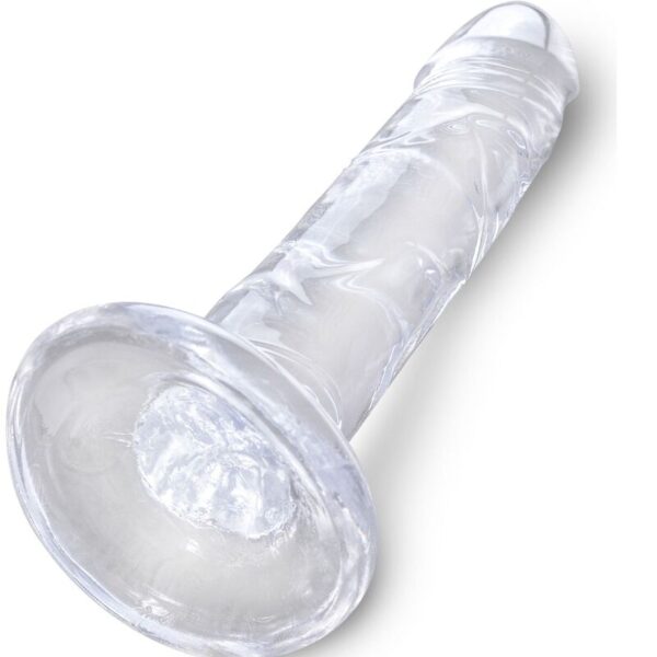 King Cock - Clear Pene Realistico 15.5 Cm Transparente - Imagen 2