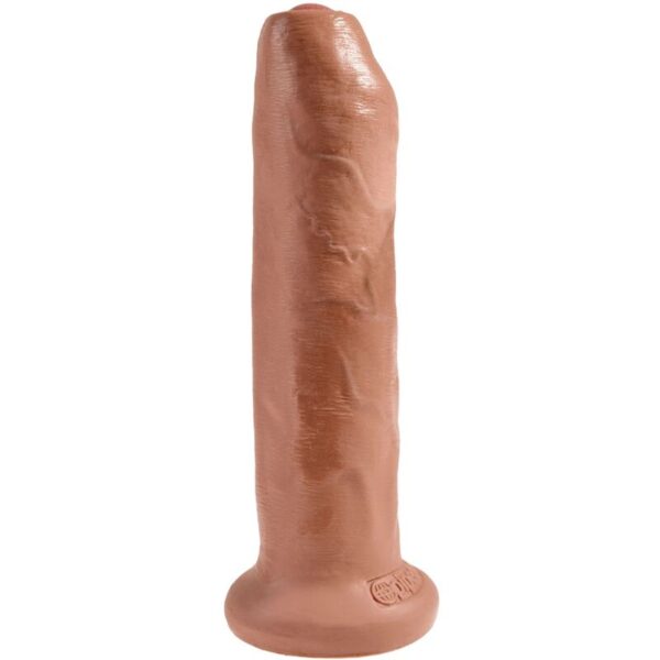 King Cock - Pene Realistico Con Prepucio 17.8 Cm Caramelo