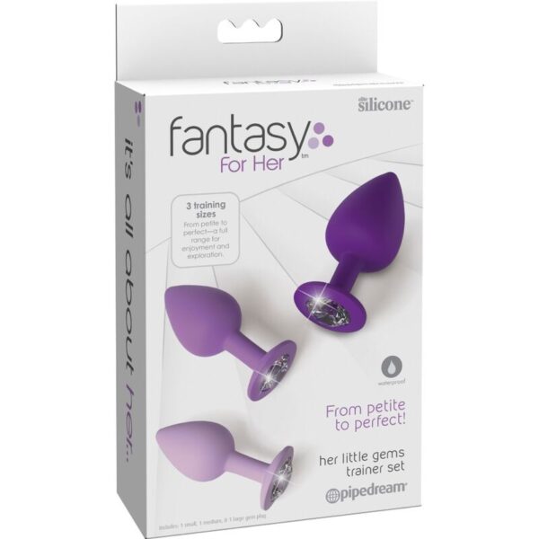 Fantasy For Her - Set Plug Anal Violeta - Imagen 4