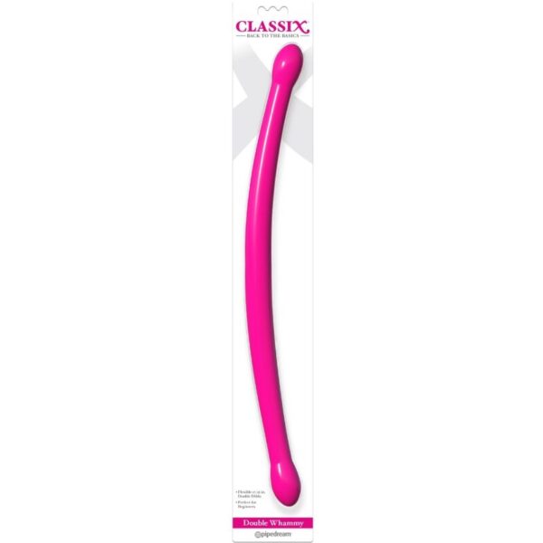 Classix - Dildo Doble Flexible 43.7 Cm Rosa - Imagen 6