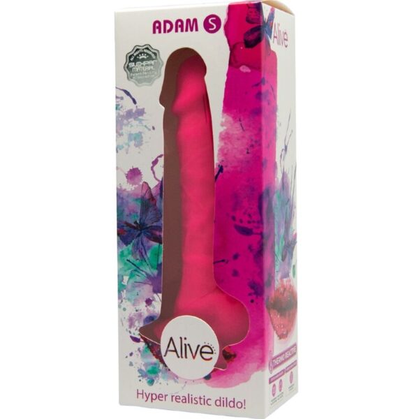 Alive - Adam S Pene Realistico Fucsia 17.75 Cm - Imagen 2