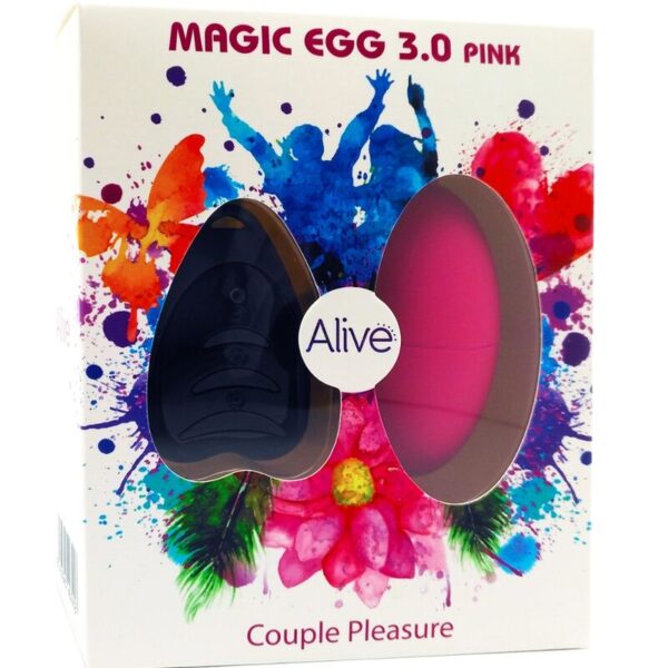 Alive - Magic Egg 3.0 Huevo Vibrador Control Remoto Rosa - Imagen 2