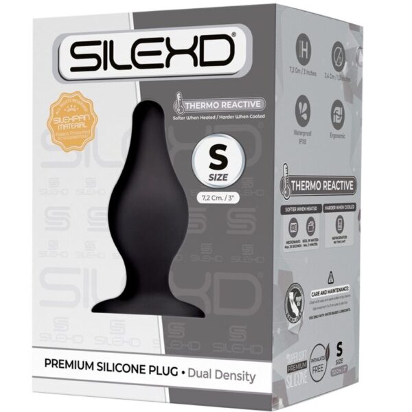 Silexd - Modelo 2 Plug Anal Silicona Premium Silexpan Premium Termorreactivo Talla S - Imagen 2