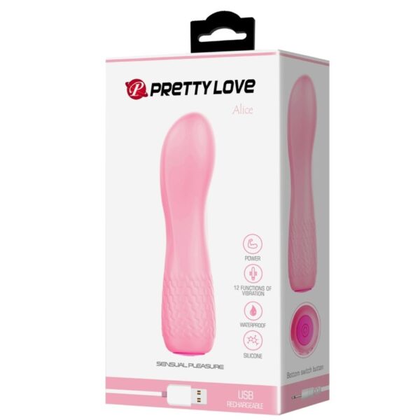 Pretty Love - Alice Vibrador Recargable Rosa - Imagen 8