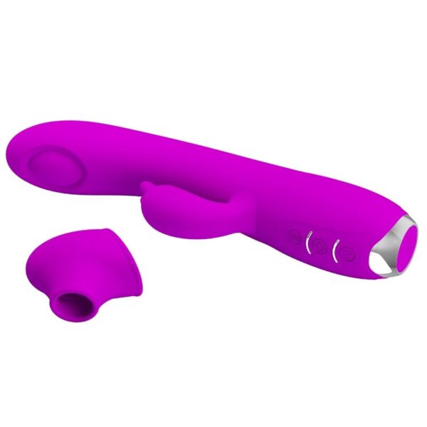 Pretty Love - Regina Vibrador-Succionador Recargable Morado - Imagen 7