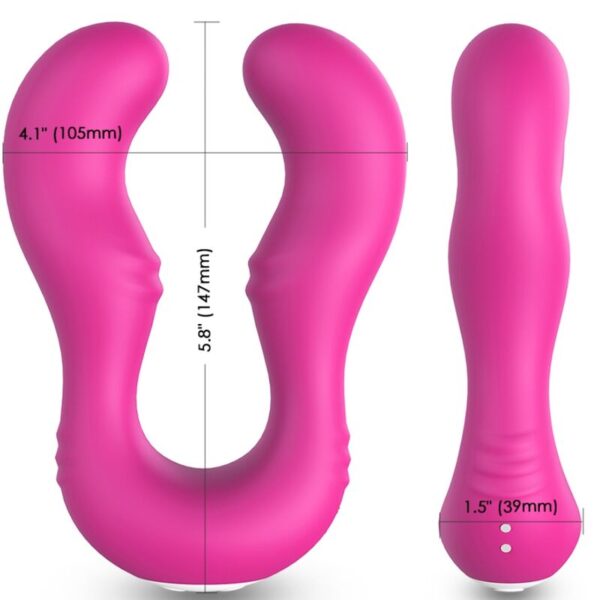 Armony - Seraph Vibrador Doble Control Remoto Fucsia - Imagen 3
