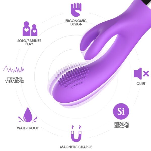 Armony - Vibrador Rabbit Violeta - Imagen 3